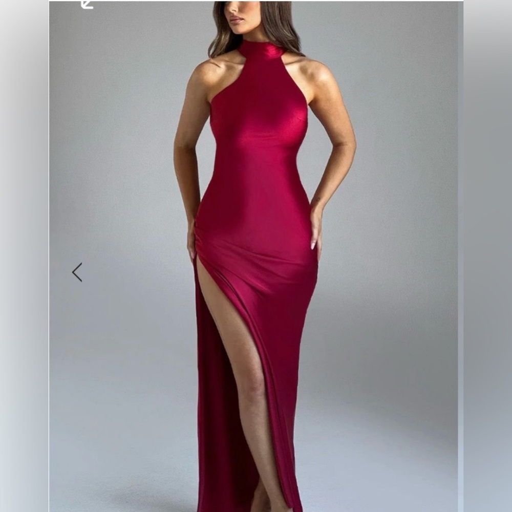 Babyboo ‘Etta’ Dress - High-Neck Sleeveless Maxi Dress size M